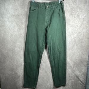 Vintage Levi's 550‎ Jeans Mens 36X34 Green Denim Relaxed Fit Tapered Leg 90s